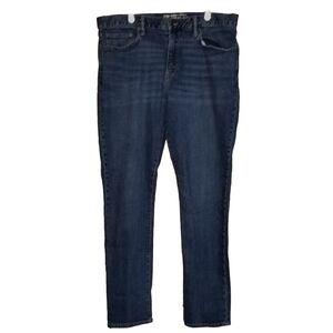 Gap Jeans Skinny Dusted Dusty Indigo Stretch Straight Leg Label Reads Size 36x32